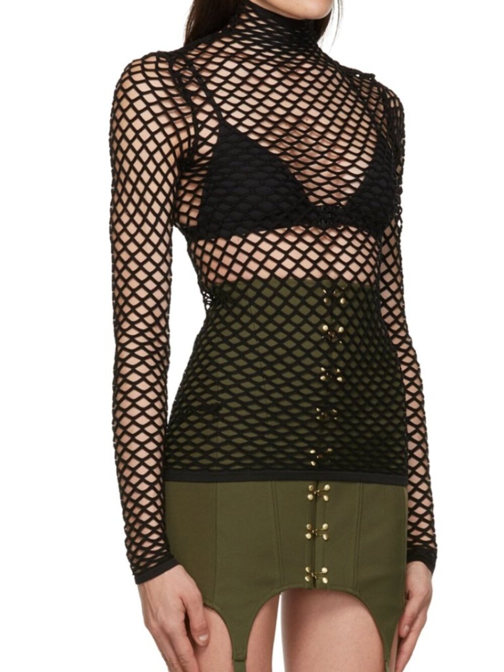 DionLee - Mesh Turtleneck - Picture 4 of 6